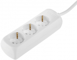 Сетевой удлинитель Hama 3XSchuko 3G*1.5мм 1.4м White 00030381