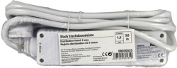 Мережевий подовжувач Hama Multiple 3XSchuko 3G*1.5мм ws 3м White 00030535