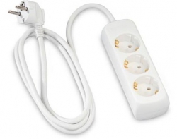 Сетевой удлинитель Hama 3XSchuko 3G*1.5мм 5м White 00108842