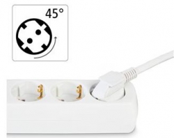 Сетевой удлинитель Hama 3XSchuko 3G*1.5мм 5м White 00108842