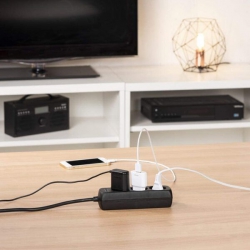 Мережевий подовжувач Hama 3XSchuko 3G*1.5мм 5м Black 00108843
