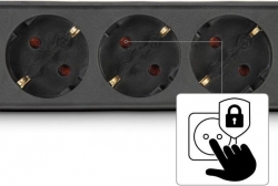 Мережевий подовжувач Hama 3XSchuko 3G*1.5мм 5м Black 00108843