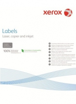 Наклейка Xerox Mono Laser 1UP (squared) 210x297mm 100л. 003R97400
