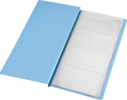 Візитниця для 96 візиток, PVC, блакитний Panta Plast