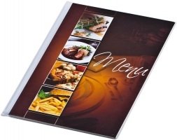 Папка "МЕНЮ", CAFE, А4, PVC, 6 файлов, прозрачная Panta Plast