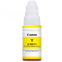 Чернила Canon GI-490 PIXMA G1400/G2400/G3400 Yellow 70ml 0666C001