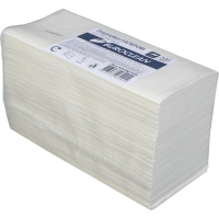 Рушники паперові целюлозні V-подібні.,200шт., Buroclean 2-х шарові, білий 10100105