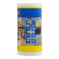 Рушник целюлозний, 2 рул., на гільзі, 2-х сл., білий, Buroclean Eurostandart 10100402