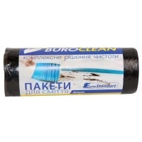Пакети для сміття 60л/20шт, міцні, чорні BuroClean EuroStandart Buroclean 10200032
