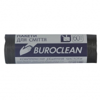 Пакети для сміття 60л/40шт, чорні BuroClean ECO Buroclean 10200035