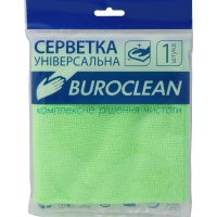 Серветка мікрофібра універсальна Buroclean 30х30 Buroclean 10200122
