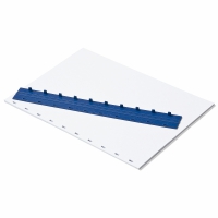 Пластини Press-binder 20мм чорн, уп/50 1480720
