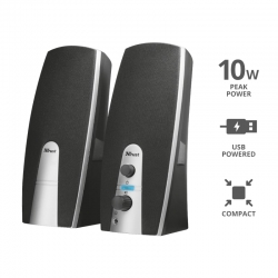 Акустична система (Колонки) Trust 2.0 MILA USB Black/WHITE 16697_TRUST