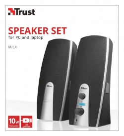 Акустична система (Колонки) Trust 2.0 MILA USB Black/WHITE 16697_TRUST