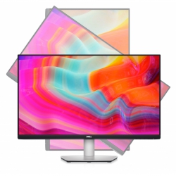 Монiтор LCD 27" DELL S2722DZ HDMI, DP, MM, IPS, Pivot, 2560x1440, 99%sRGB, Cam, FreeSync 210-BBSK