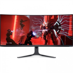 Монітор DELL 34" AW3423DW 2xHDMI, DP, USB3.2, Audio, QD-OLED, 3440x1440, 21:9, 175Hz, 0.1ms, 149%sRGB, Delta E<2, CURVED, Adaptive-Sync, G-SYNC, HAS 210-BDSZ