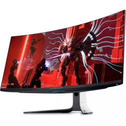 Монітор DELL 34" AW3423DW 2xHDMI, DP, USB3.2, Audio, QD-OLED, 3440x1440, 21:9, 175Hz, 0.1ms, 149%sRGB, Delta E<2, CURVED, Adaptive-Sync, G-SYNC, HAS 210-BDSZ