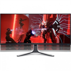 Монітор DELL 34" AW3423DW 2xHDMI, DP, USB3.2, Audio, QD-OLED, 3440x1440, 21:9, 175Hz, 0.1ms, 149%sRGB, Delta E<2, CURVED, Adaptive-Sync, G-SYNC, HAS 210-BDSZ