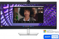 Монітор DELL 34" P3424WEB HDMI, DP, USB-C, RJ-45, MM, IPS, 3440x1440, sRGB 99%, CURVED, HAS, Cam 210-BFOB