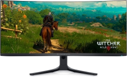 Монитор DELL 34" AW3423DWF HDMI, 2xDP, USB3.2, Audio, QD-OLED, 3440x1440, 21:9, 165Hz, 0.1ms, 149%sRGB, Delta E<2, CURVED, FreeSync, HAS, HDR400 210-BFRQ
