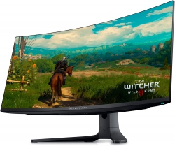 Монитор DELL 34" AW3423DWF HDMI, 2xDP, USB3.2, Audio, QD-OLED, 3440x1440, 21:9, 165Hz, 0.1ms, 149%sRGB, Delta E<2, CURVED, FreeSync, HAS, HDR400 210-BFRQ