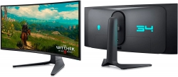 Монитор DELL 34" AW3423DWF HDMI, 2xDP, USB3.2, Audio, QD-OLED, 3440x1440, 21:9, 165Hz, 0.1ms, 149%sRGB, Delta E<2, CURVED, FreeSync, HAS, HDR400 210-BFRQ