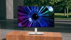 Монитор DELL 23.8" U2424HE HDMI, DP, USB-C, RJ-45, Audio, IPS, 120Hz, sRGB 100%, Pivot 210-BKJF