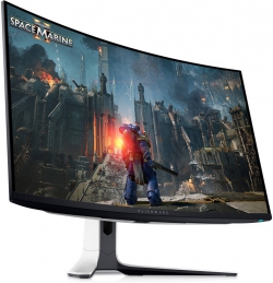 Монитор DELL 31.6" AW3225QF 2xHDMI, DP, USB, QD-OLED, 3840x2160, 240Hz, 0.03ms, DCI-P3 99%, CURVED, G-SYNC, FreeSync, Pivot, HDR TrueBlack 400 210-BLLV