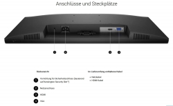 Монитор DELL 23.8" SE2425HM D-Sub, HDMI, IPS, 100Hz 210-BQZT