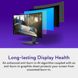 Монітор DELL 34" AW3425DW 2xHDMI, DP, USB, QD-OLED, 3440x1440, 21:9, 240Hz, 0.03ms, DCI-P3 99.3%, CURVED, G-SYNC, FreeSync, AdaptiveSync, HAS, HDR TrueBlack 400 210-BRTW