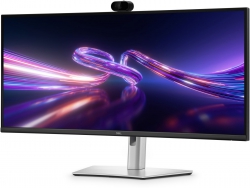 Монітор DELL 34" P3426WEV HDMI, DP, USB-C, RJ-45, IPS, 3440x1440, 21:9, 100Hz, sRGB 99%, CURVED, HAS, Cam 210-BVHT