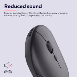 Миша Trust Puck Rechargeable Ultra-Thin BT WL Silent Black 24059_TRUST