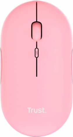 Мышь Trust Puck Rechargeable Ultra-Thin BT WL Silent Pink 24125_TRUST