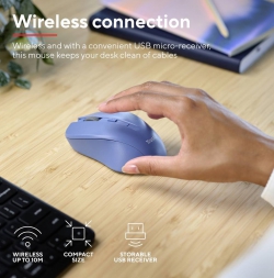 Миша Trust MYDO SILENT, WL, Синій 25041_TRUST