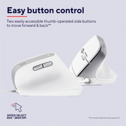 Мышь Trust Bayo 2 Ergonomic, USB-A, біла 25397_TRUST