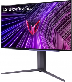 Монитор LG 27" 27GS95QE-B 2xHDMI, DP, USB, Audio, OLED, 2560x1440, 240Hz, 0.03ms, DCI-P3 98.5%, G-SYNC, FreeSync, AdaptiveSync, Pivot, DisplayHDR TRUE BLACK 400
