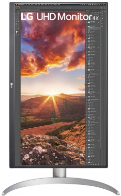 Монитор LG 27" 27UP850N-W 2xHDMI, DP, USB-C, MM, IPS, 3840x2160, DCI-P3 95%, FreeSync, Pivot, HDR400
