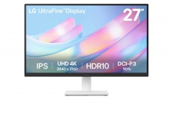 Монитор LG 27" 27US500-W 2xHDMI, DP, Audio, IPS, 3840x2160, DCI-P3 90%, HDR10