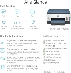 МФУ A4 HP Smart Tank 725 c Wi-Fi 28B51A