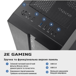 Комп’ютер персональний 2E Octal Intel i3-10100F/H510/16/512F/NVD1030-2/FreeDos/G2107/500W 2E-7539