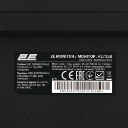 Монітор 2E 27" A2725B D-Sub, HDMI, VA, 100Hz 2E-A2725B-01.EU
