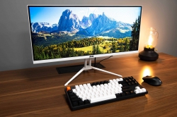 Монитор LCD 25.7" 2E D2621W HDMI, DP, Audio, IPS, 2560x1080, 75Hz, FreeSync, White 2E-D2621W-01.UA