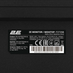 Монітор 2E 27" F2725B D-Sub, HDMI, IPS, 100Hz 2E-F2725B-01.EU