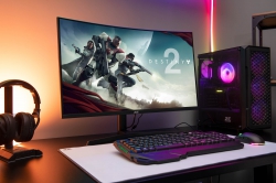 Монітор 2E GAMING 31.5" G3223B 2xHDMI, DP, MM, VA, 2560x1440, 165Hz, 1ms, NTSC 72% , CURVED, FreeSync 2E-G3223B-01.UA