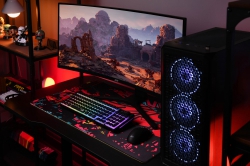 Монитор 2E GAMING 34" G3424B 2xHDMI, DP, VA, 3440x1440, 180Hz, 1ms, NTSC 85%, CURVED, FreeSync, HAS 2E-G3424B-01.UA