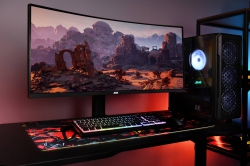 Монитор 2E GAMING 34" G3424B 2xHDMI, DP, VA, 3440x1440, 180Hz, 1ms, NTSC 85%, CURVED, FreeSync, HAS 2E-G3424B-01.UA