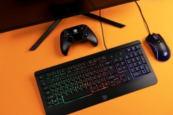 Клавиатура игровая 2E GAMING KG320 LED USB Black Ukr 2E-KG320UB