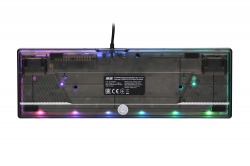 Клавіатура 2E GAMING KG345 RGB 68key USB Transparent 2E-KG345TR