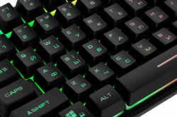 Клавіатура ігрова 2E GAMING KG355 LED 87key USB Black Ukr 2E-KG355UBK