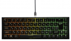 Клавіатура ігрова 2E GAMING KG360 RGB 68key WL Black Ukr 2E-KG360UBK